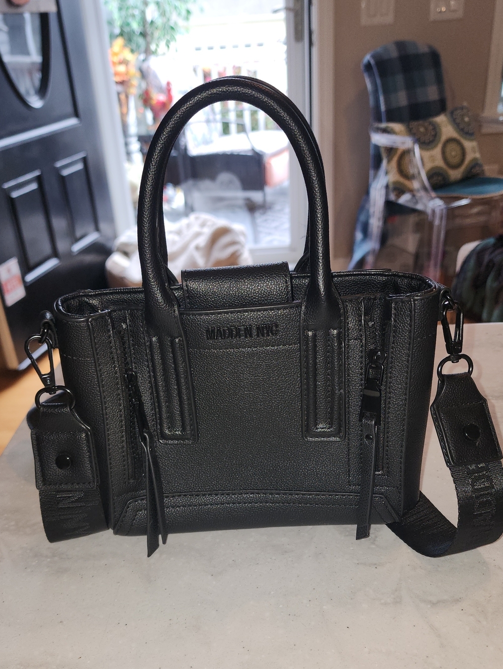 Madden NYC Mini Satchel in Black